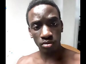 young black dude shakes his bbc