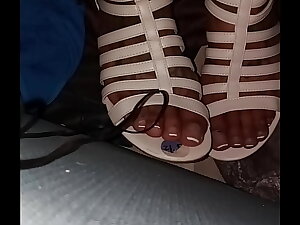 XXX petite Latina femboy plays with plastic bubbles