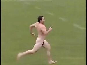 Rugby Player Marc Ellis Streaking