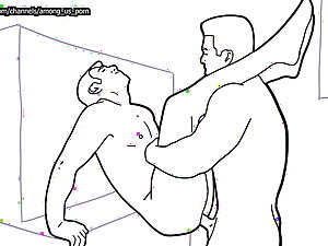 Swart And white animated gay porn part 4
