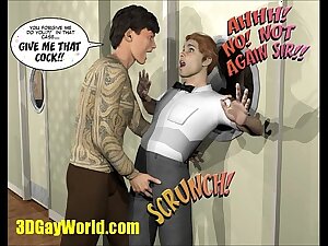 PLEASING GAY CUSTOMER 3D Cartoon Comic Anime Hentai Story