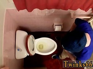 Free gay male rub down movie naked Unloading In The Toilet Bowl