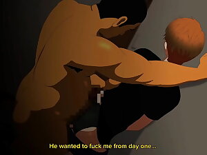 THIS 19Y VIRGIN TWINK IS OBSESSED WITH HIS 55 YEAR Superannuated BEAR DADDY'S THICK COCK - hostel ep02 part 2 - HENTAI BARA YAOI