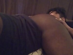 Delivery Guy Cleans Musky Thug Crevice