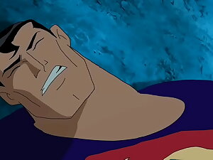 ( Gay Bara yaoi Mongul Cavalgando na piroca de aço perform Superman ( gay hentai )