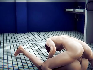 Genshin Impact Yaoi Femboy Venti suck and bareback on touching a public toilet Sissy crossdress Japanese Asian Manga Anime Film Entertainment Porn Gay