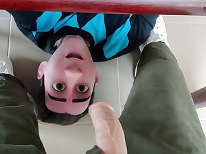 STEP GAY DAD - UNDER TABLE BREAKFAST - MUMS DOWNSTAIRS & STEPDAD IS Stimulated SHOULD I HELP FEED HIM?